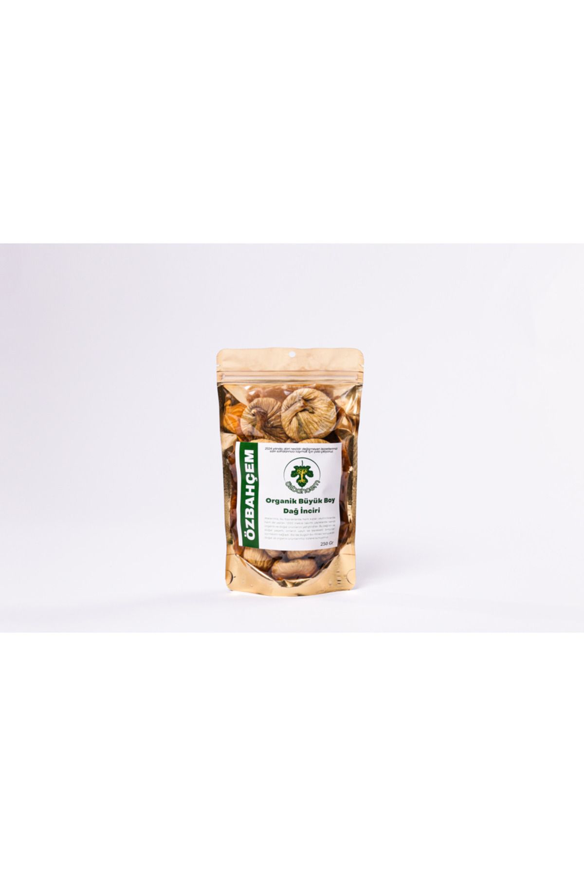 ÖZBAHCEM Organik Büyük Boy Kuru Incir (36-40 KALİBRE) 250 gr