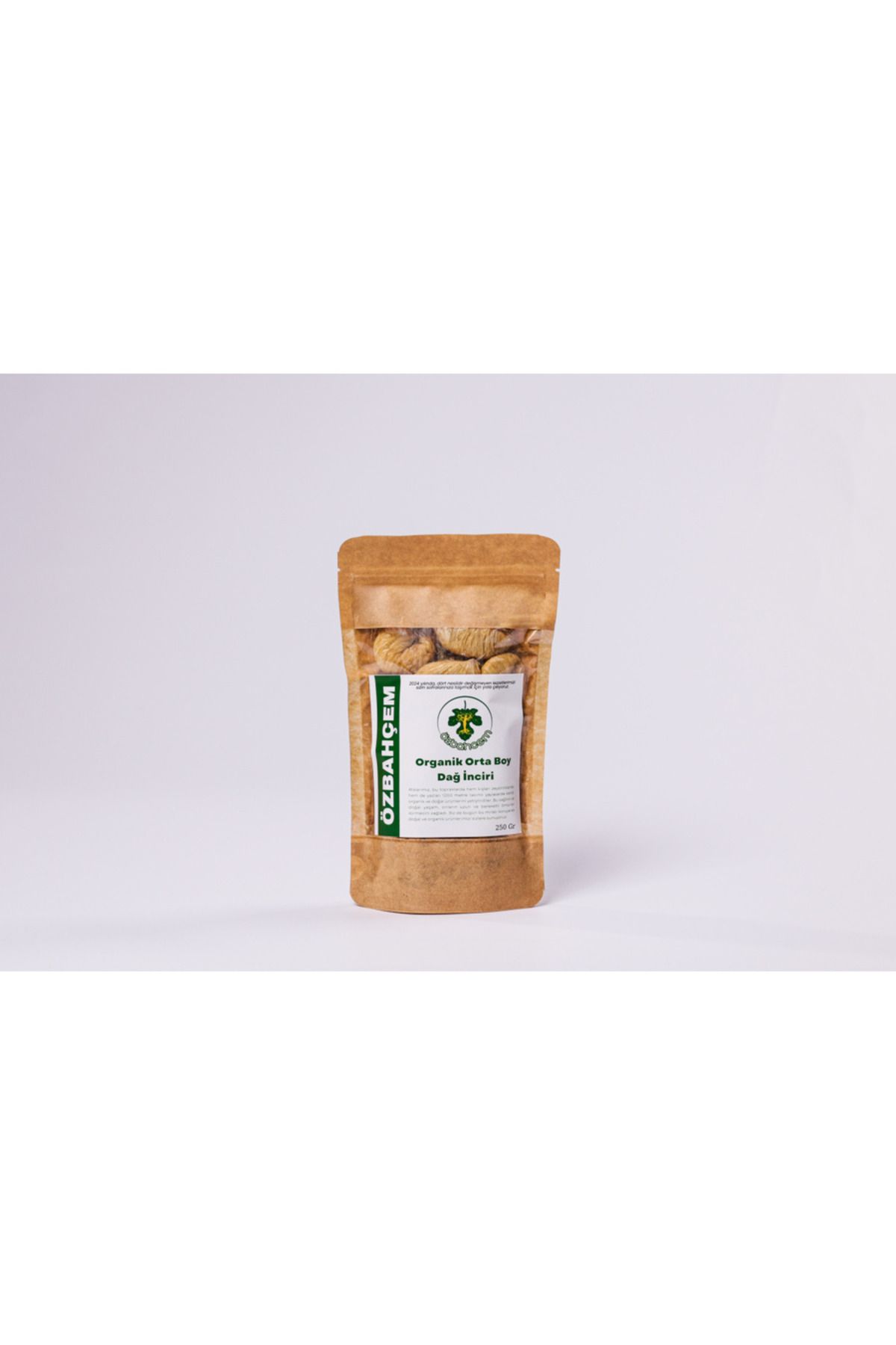 ÖZBAHCEM Organik Orta Boy Kuru Incir (61-65 KALİBRE) 250 gr