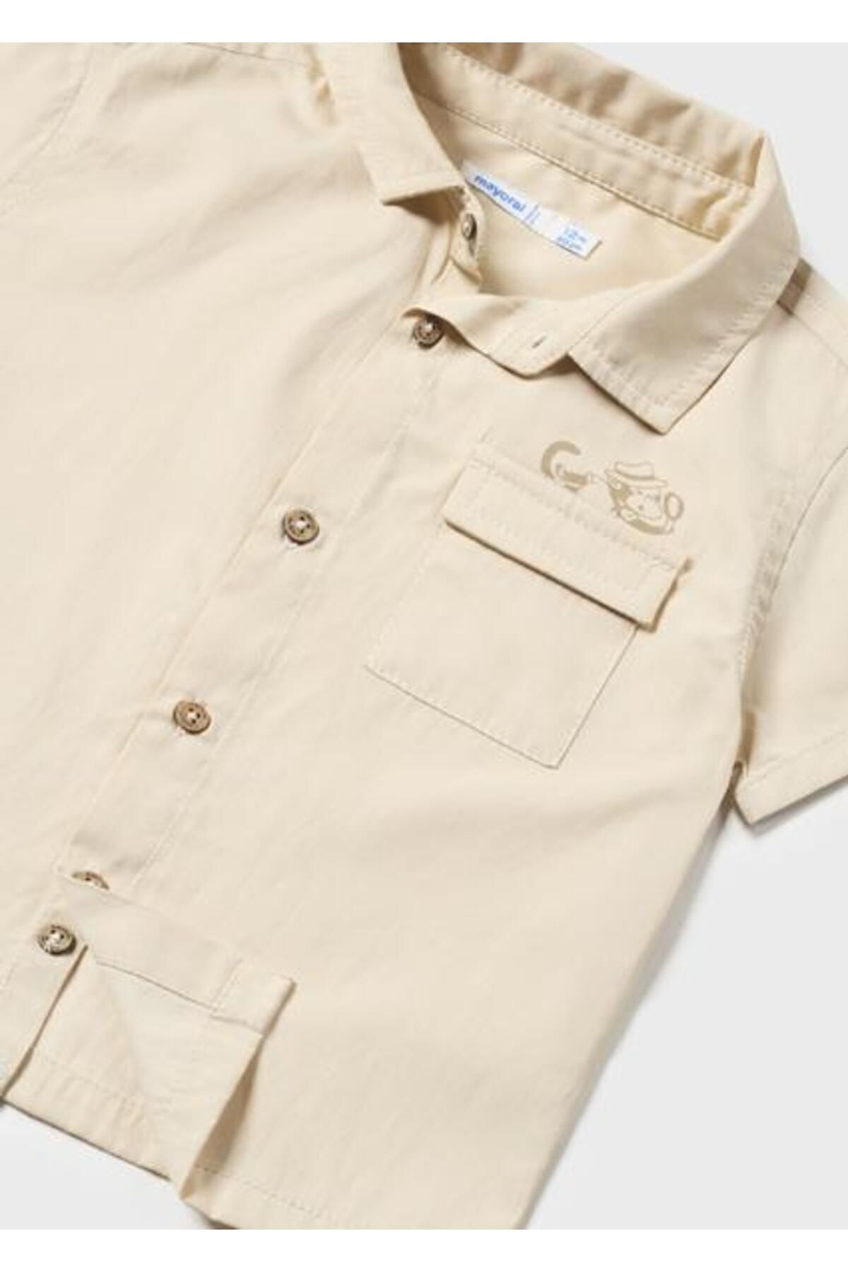 Mayoral Erkek Bebek Krem Gömlek 01111-092 fotoğrafı 3 (önizleme)