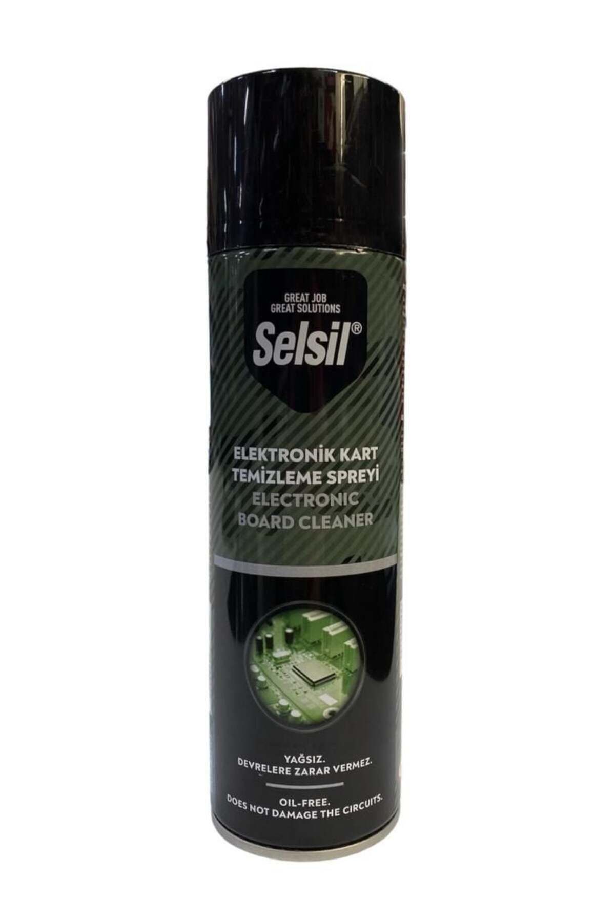NEZADE STORE Selsil Elektronik Kart Temizleyici Sprey 500 ml Yağsız
