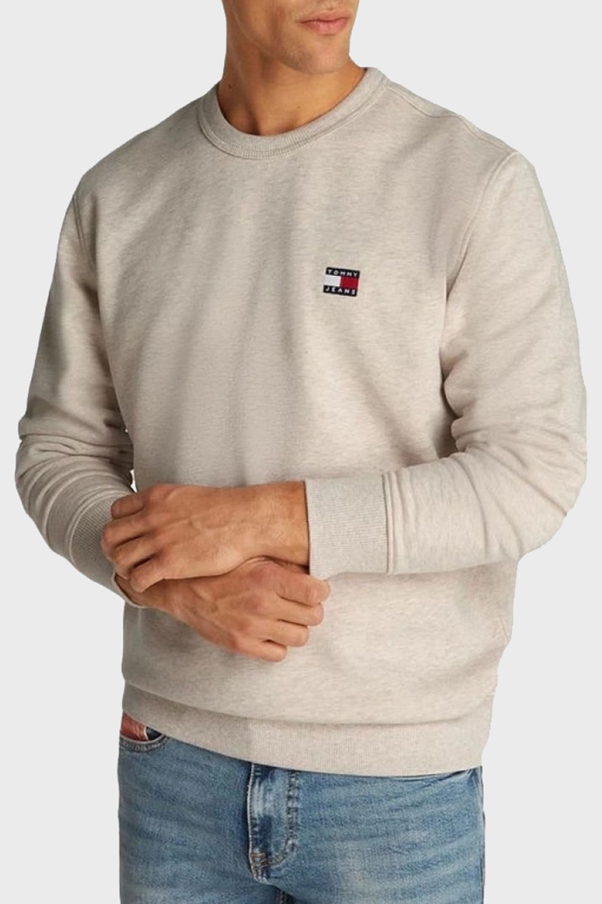 SWEAT مردانه SWEAT DM0DM20660 AE3 از 100% پنبه معمولی و مناسب برای گردن خدمه Tommy Jeans