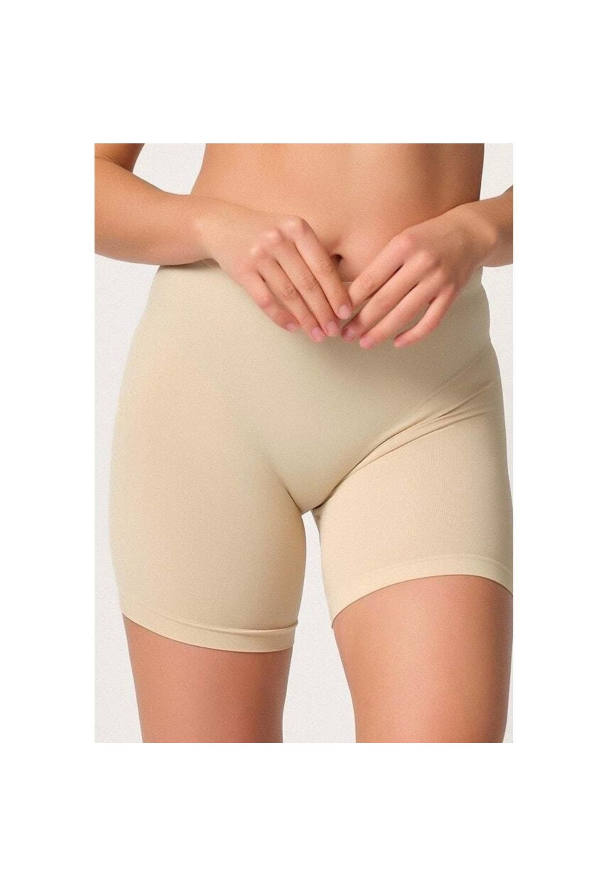 Belinay-Women's 3 Pack White Lycra Modal Short Tights 2