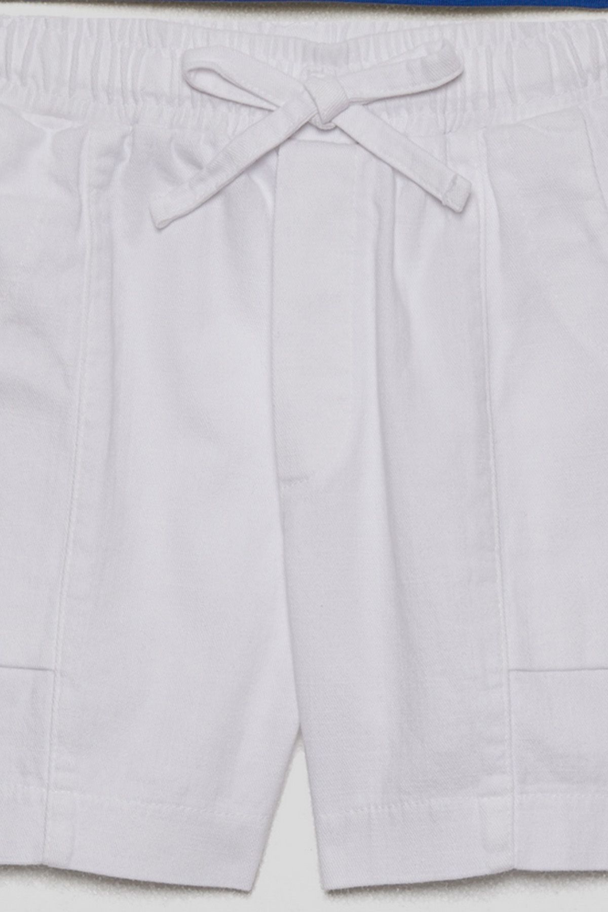 nk kids-Pantaloni scurți casual pentru băieți, din bumbac, cu talie elastică, cu șireturi, cu buzunare 2