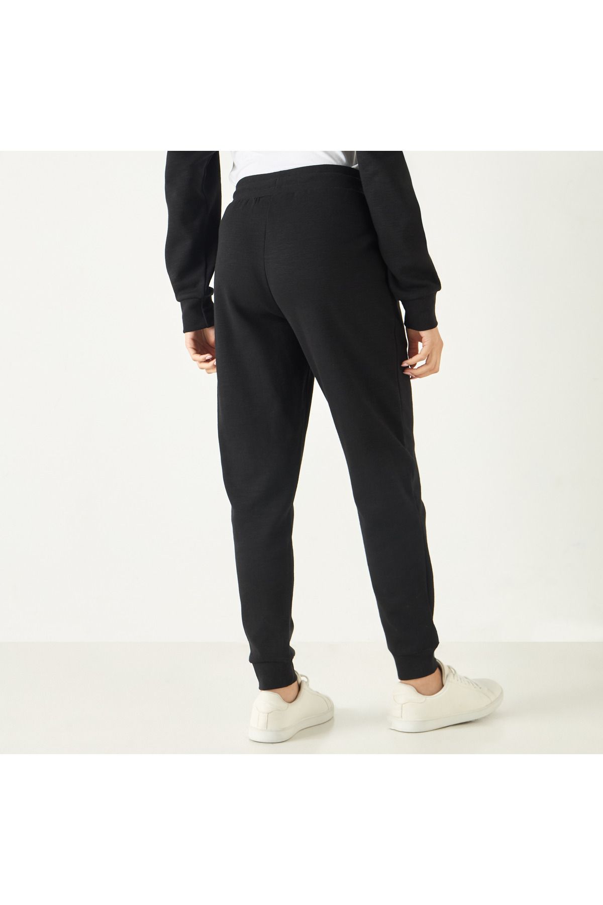 Kappa-Drawstring Closure Joggers With Pockets 3