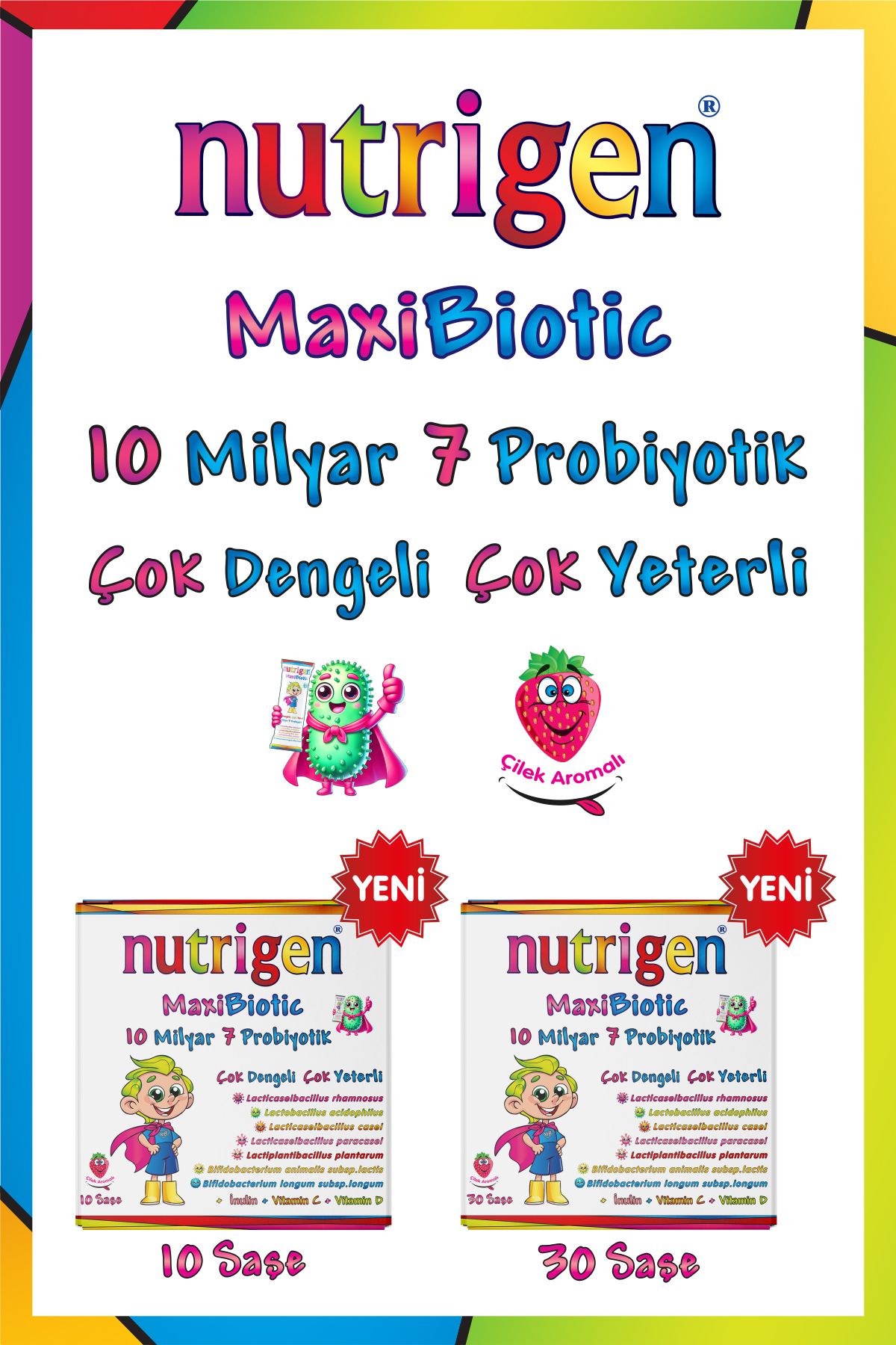 Nutrigen-Maxibiotic 10 Billion 7 - Probiotic Sachet 3