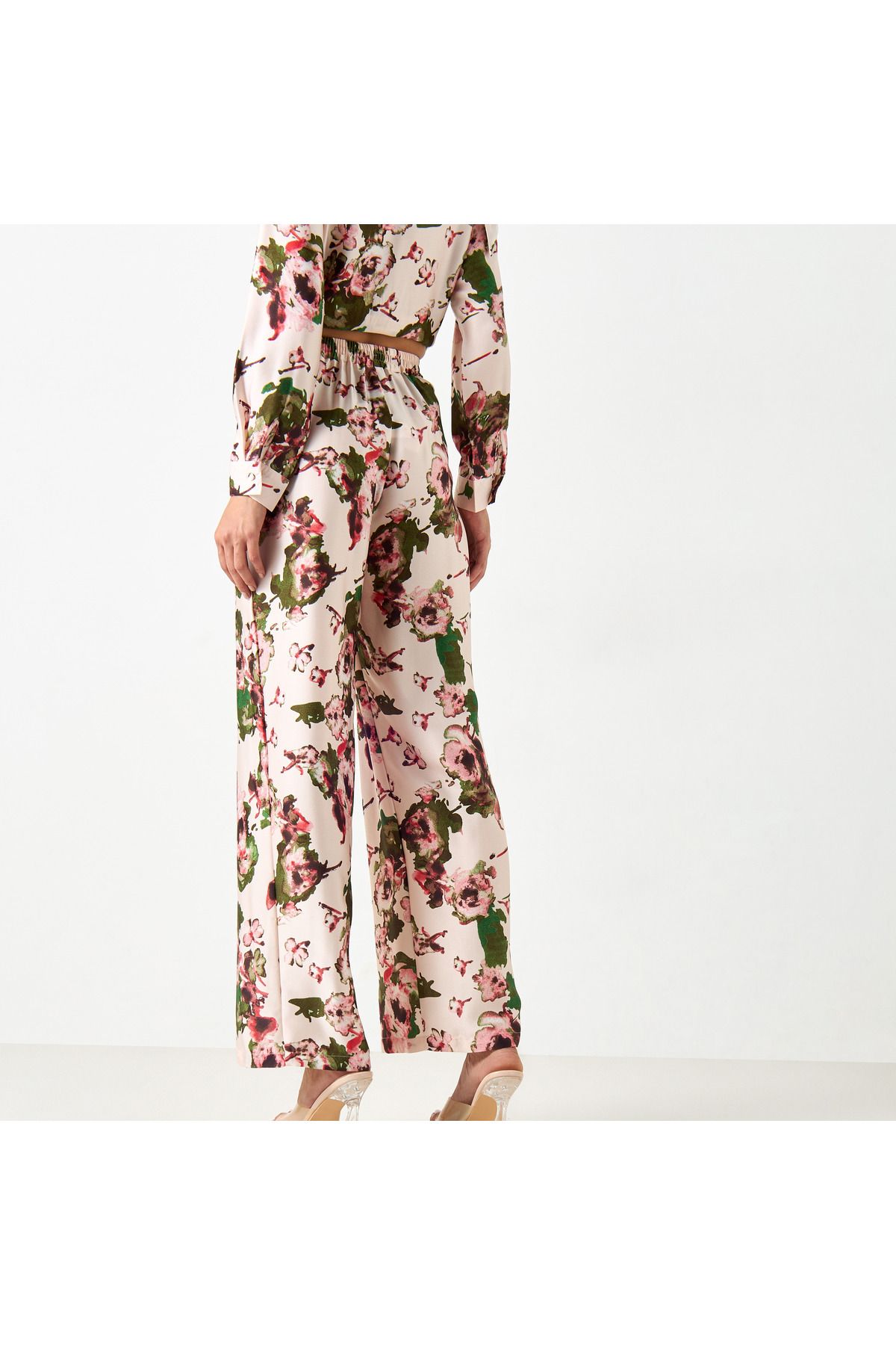 2Xtremz-All-over Print Wide Leg Pants With Drawstring Closure And Pockets 3