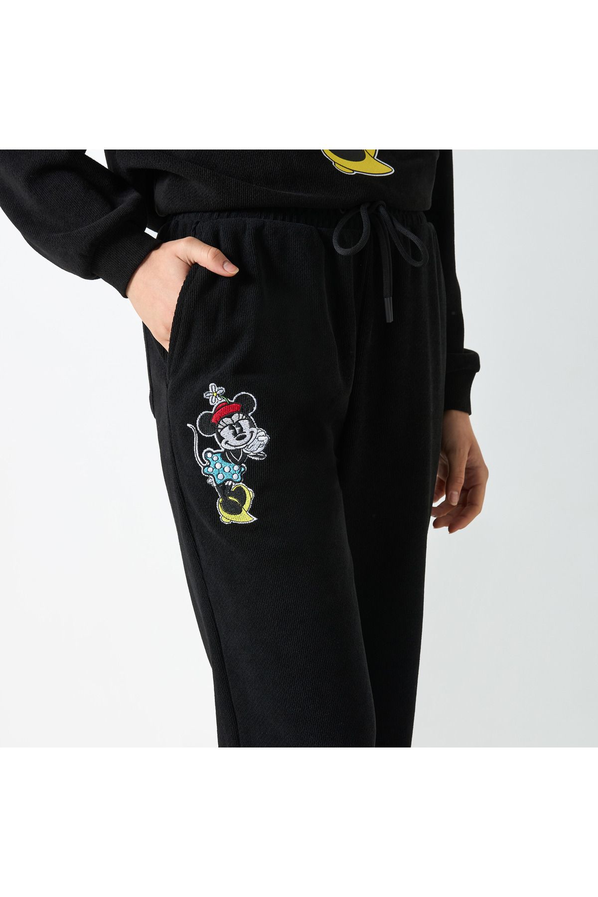 SP Characters-Minnie Mouse Print Track Pants With Drawstring Closure 4