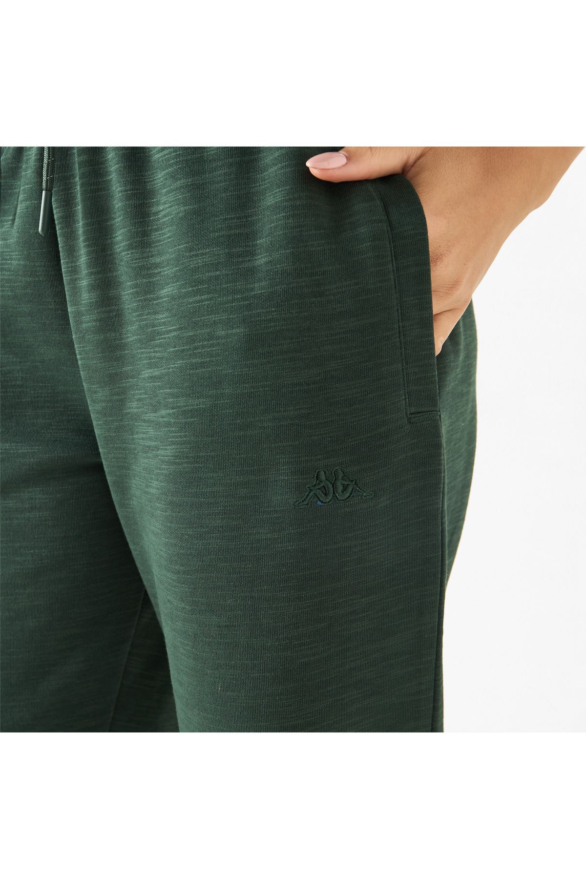 Kappa-Drawstring Closure Joggers With Pockets 4