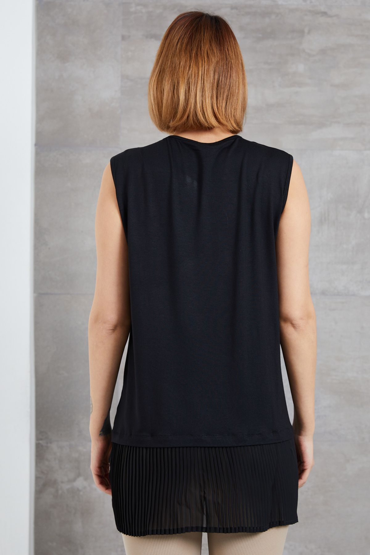 DPARİS-Pleated Sleeveless Dressing 6