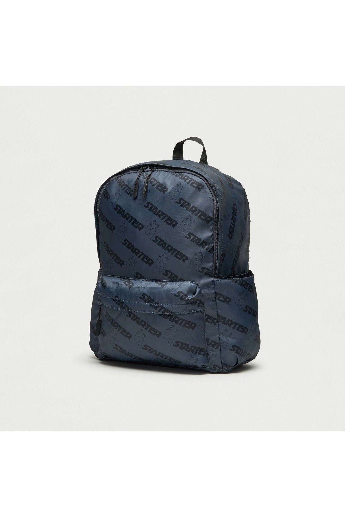 Starter-All-over Logo Print Backpack With Adjustable Straps And Zip Closure 3