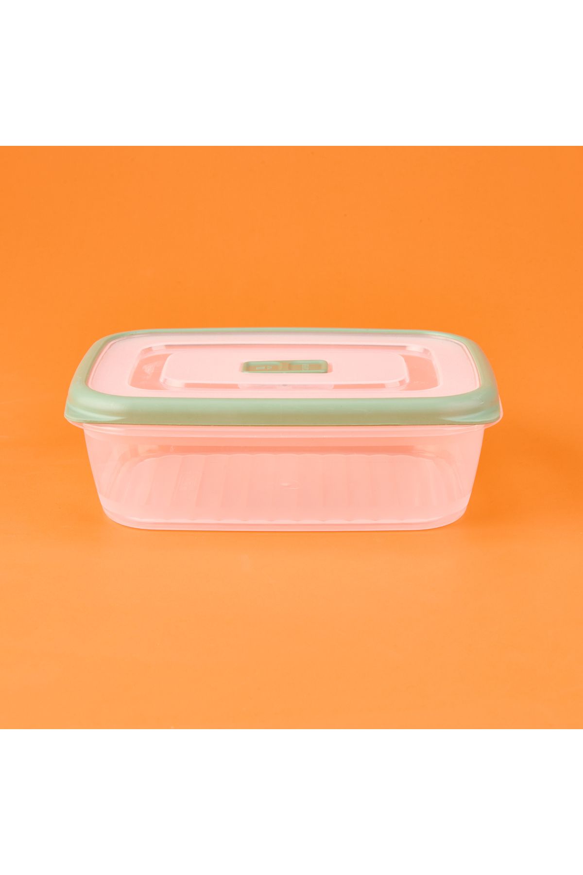 Gondol-The Transparent and Green Colored 1 Lt Plastic Storage Container Provides Durable and Practical Use. 1