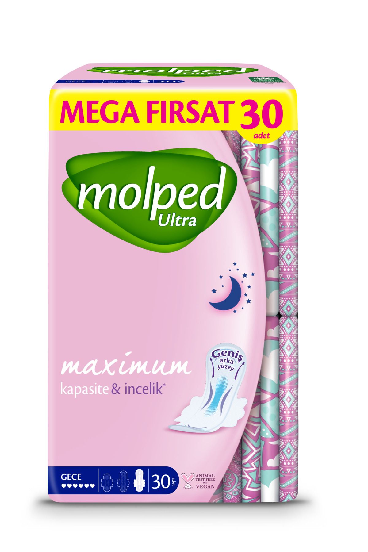 Molped Mega Anatomik Ped Gece 30'lu