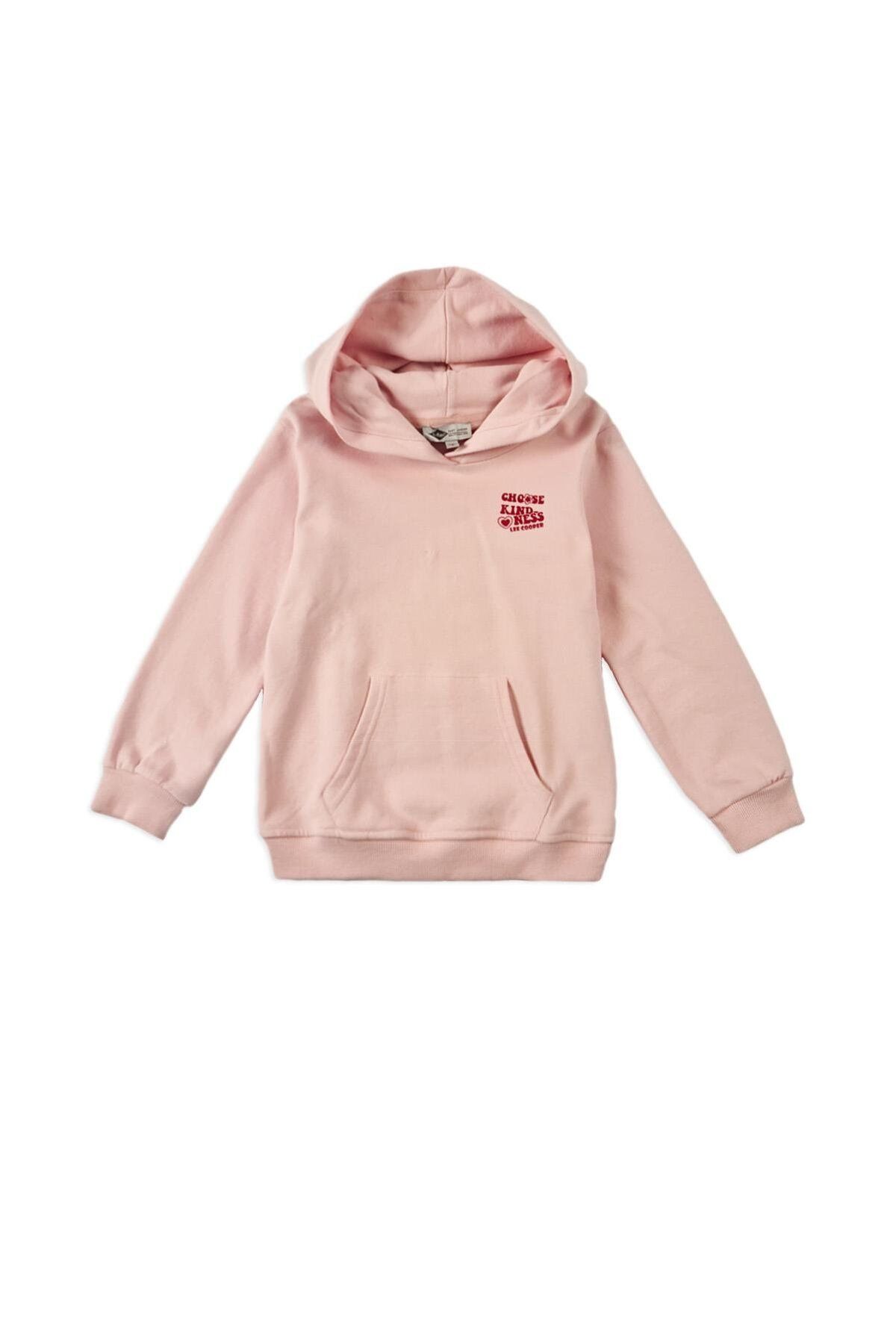 Lee Cooper Popcorn Kız Çocuk Sweatshırt Pembe