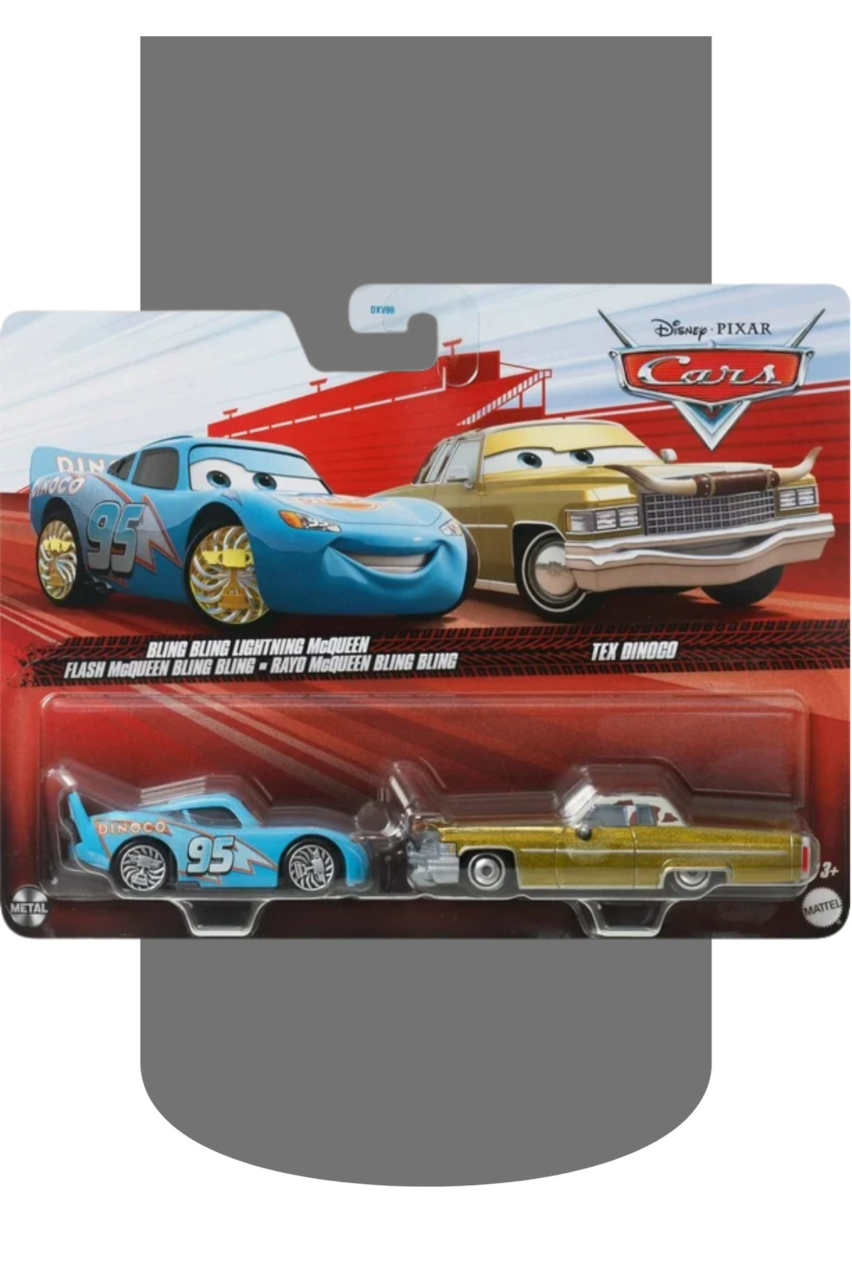 Cars Cars İkili Karakter Araçlar TEX DINOCO- BLING BLING LIGHTNING