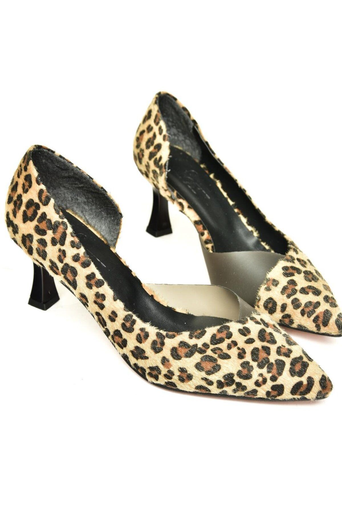 Fox Shoes-U 676035302   Leopard Wildleder Absätze Damen Schuhe 7