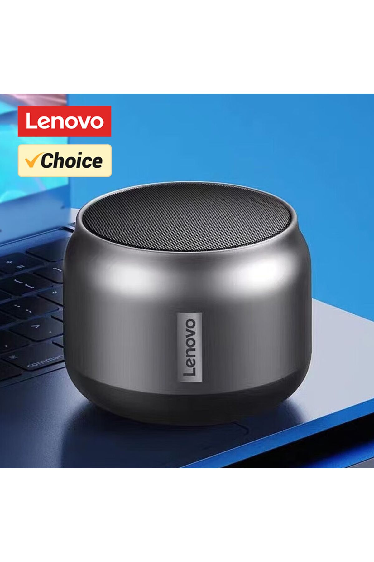 Choice-مكبر صوت لاسلكي محمول من لينوفو K30 مقاس 1 بوصة مقاوم للماء ومنفذ USB للاستخدام الخارجي 1