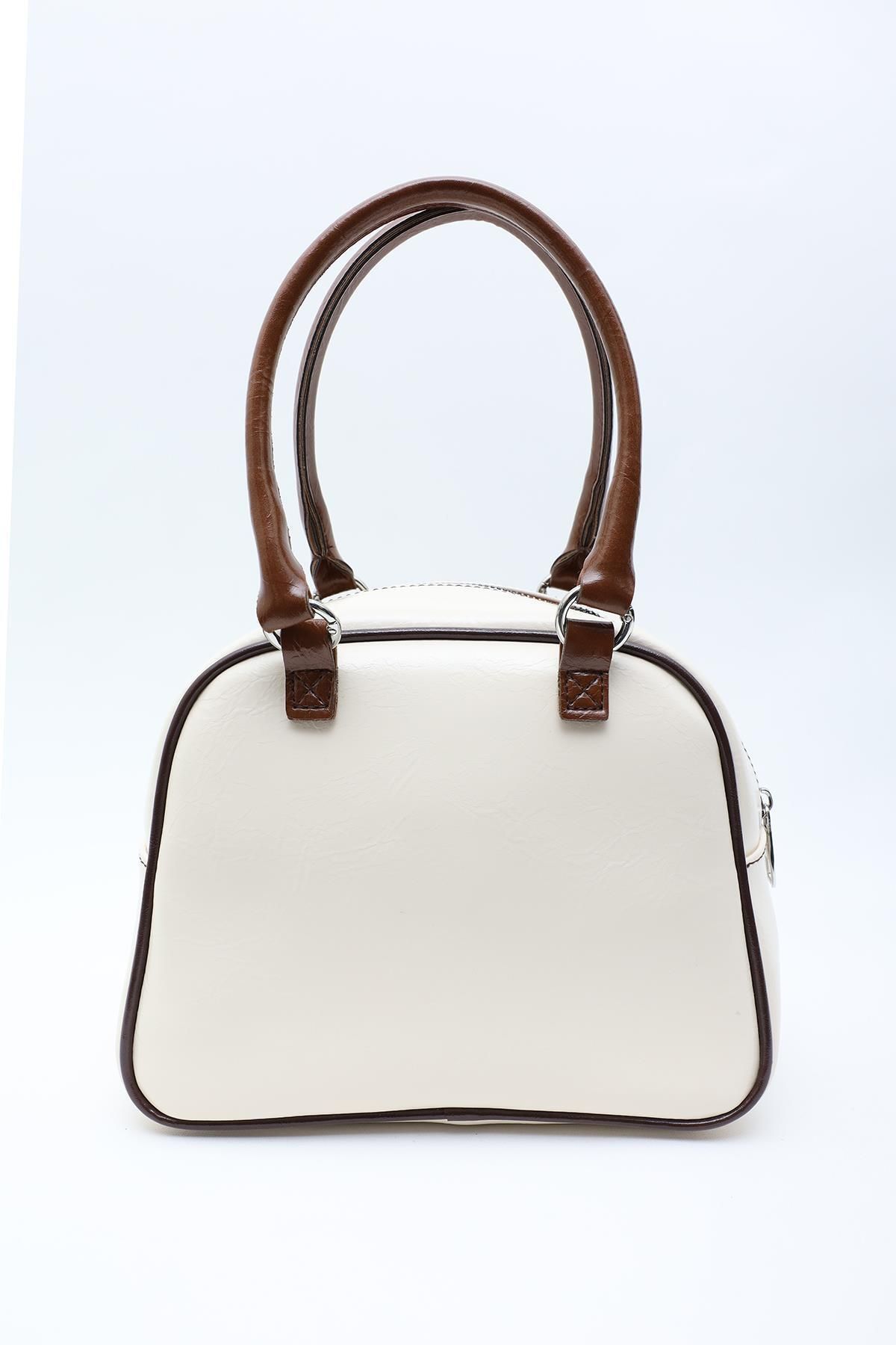 Mopia-Mila Cream Women's Retro Sports Bowling Bag 4