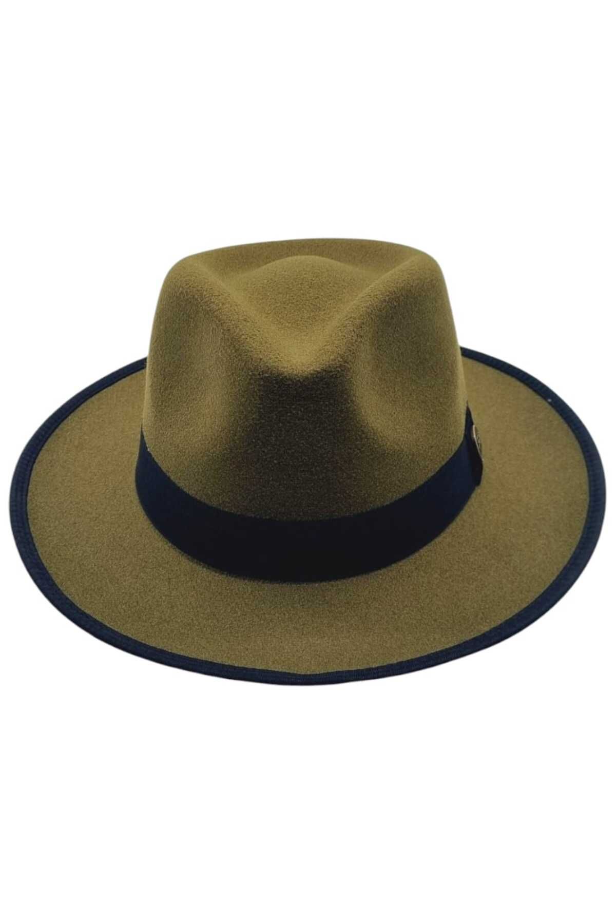 Trenderrs-Men's Panama Stamped Fedora Hat 3