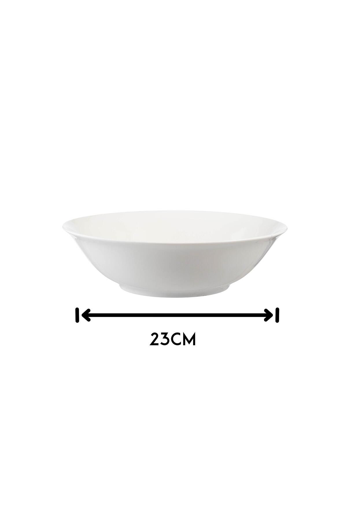 Dania-White salad bowl 1 piece 4