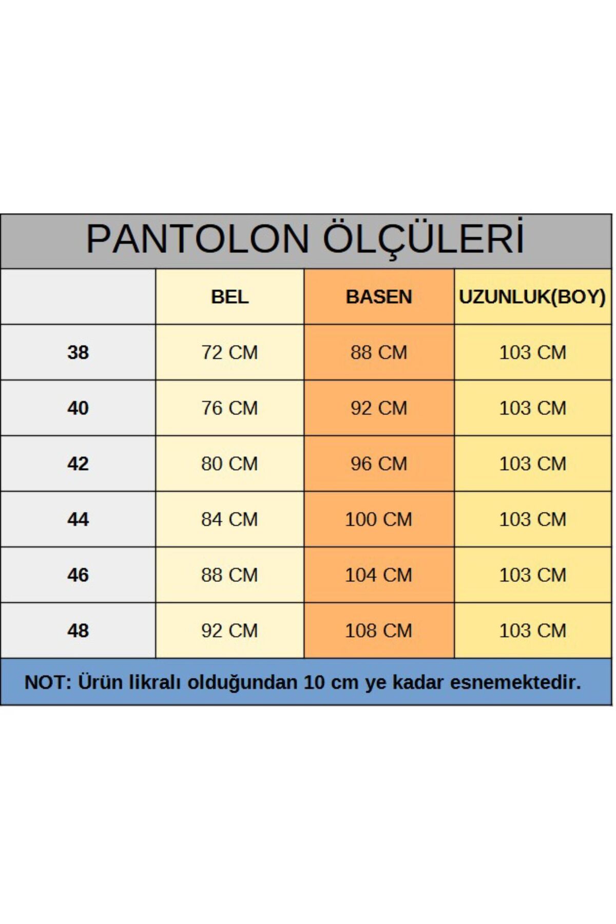 Genel Markalar KADIN Likralı Önü Çimalı Toparlayıcı İspanyol Paça Palazzo Pantolon görsel 2