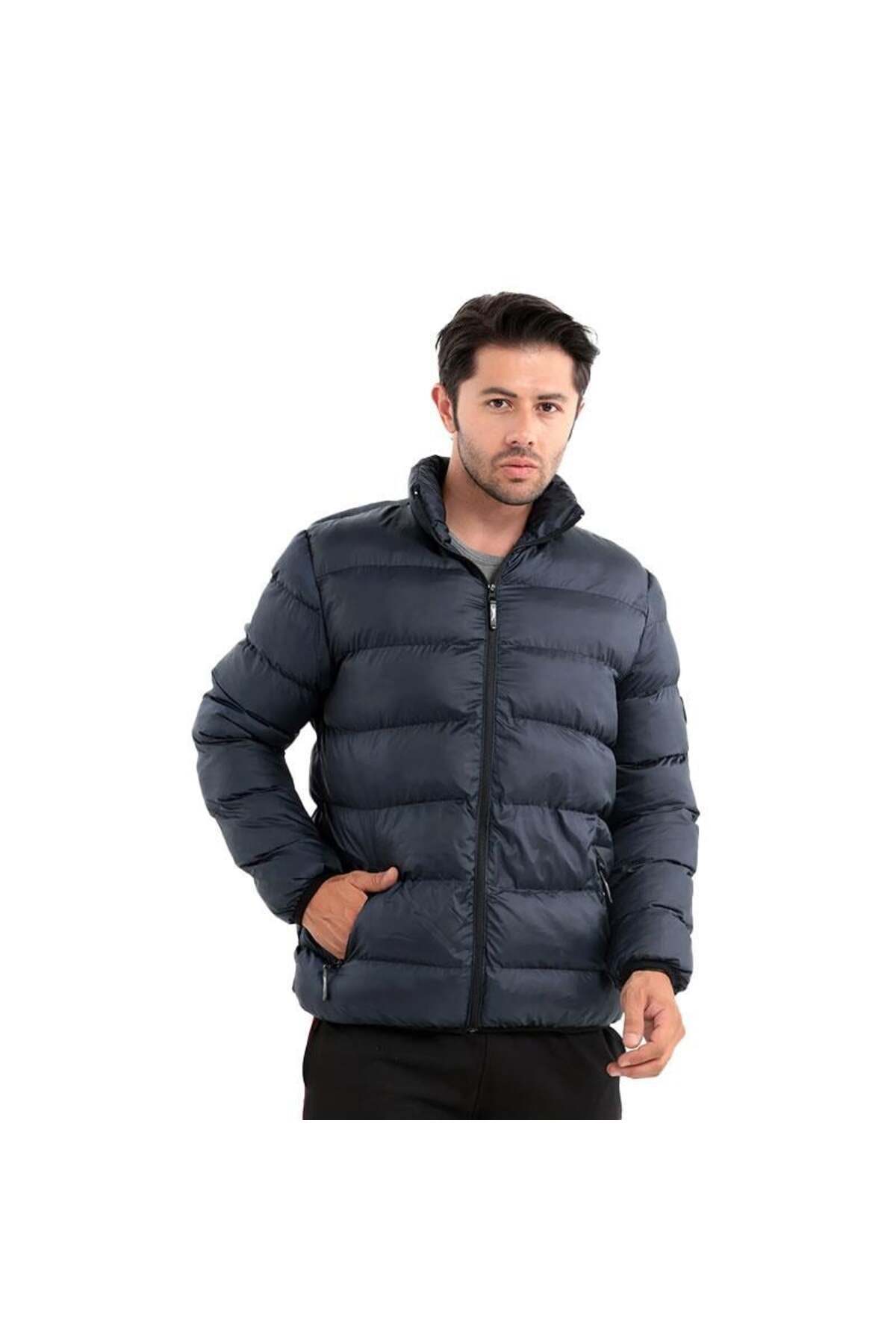 کاپشن مردانه Nadim I مدل St22je017-400 سرمه‌ای اسلازنگر کاپشن اسپرت Slazenger