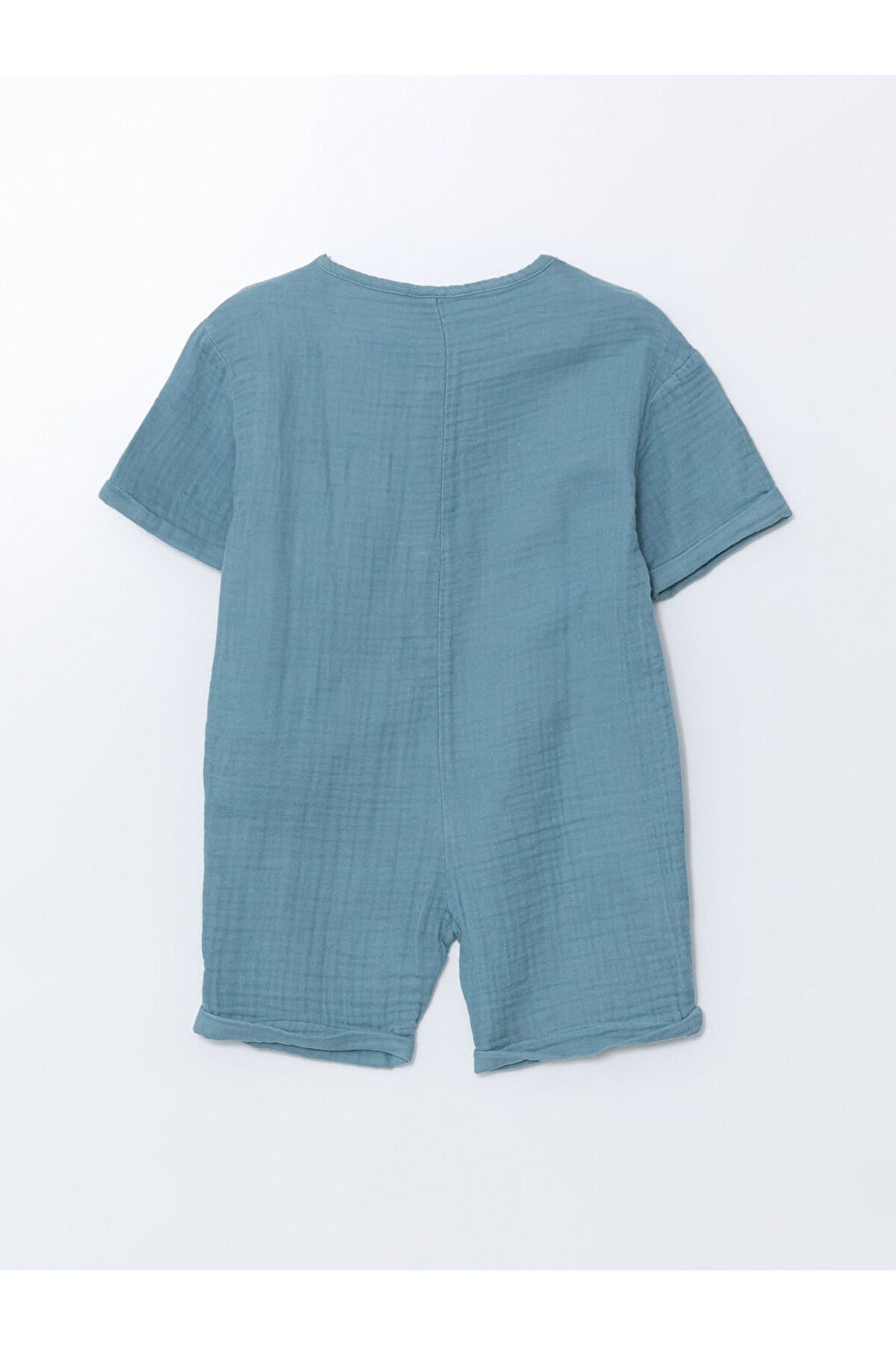 LC Waikiki-New Season Crew Neck Basic Short Sleeve Boy's Jumpsuit - S5Hs44Z1 3