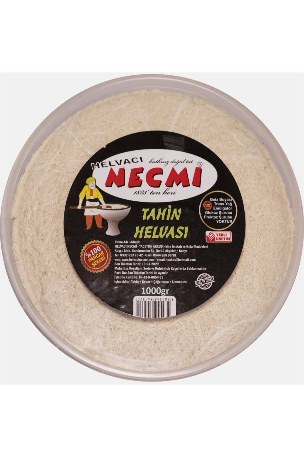 Helvacı Necmi HELVACI NECMİ TAHİN HELVASI 1 KG