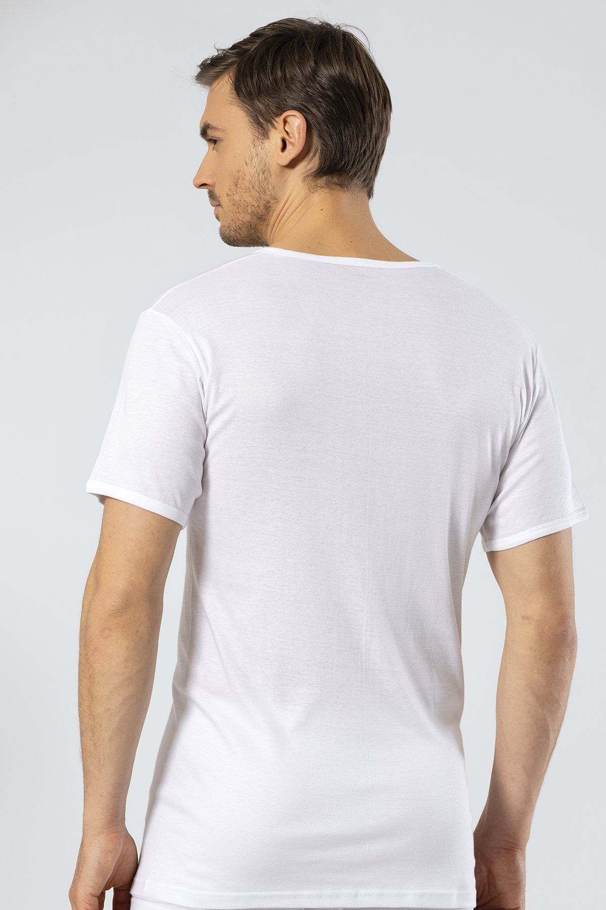 Cacharel-1206 Crew Neck Short Sleeve Men's Athlete 3