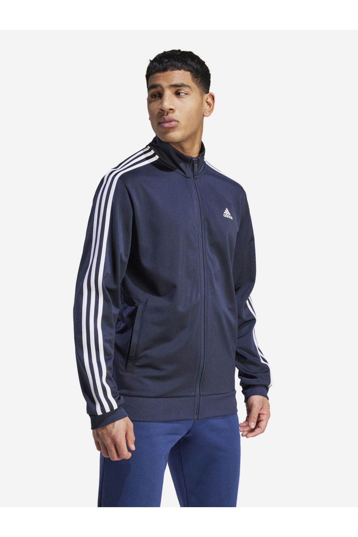 adidas-Essentials Warm-Up 3-Stripes Track Jacket 5