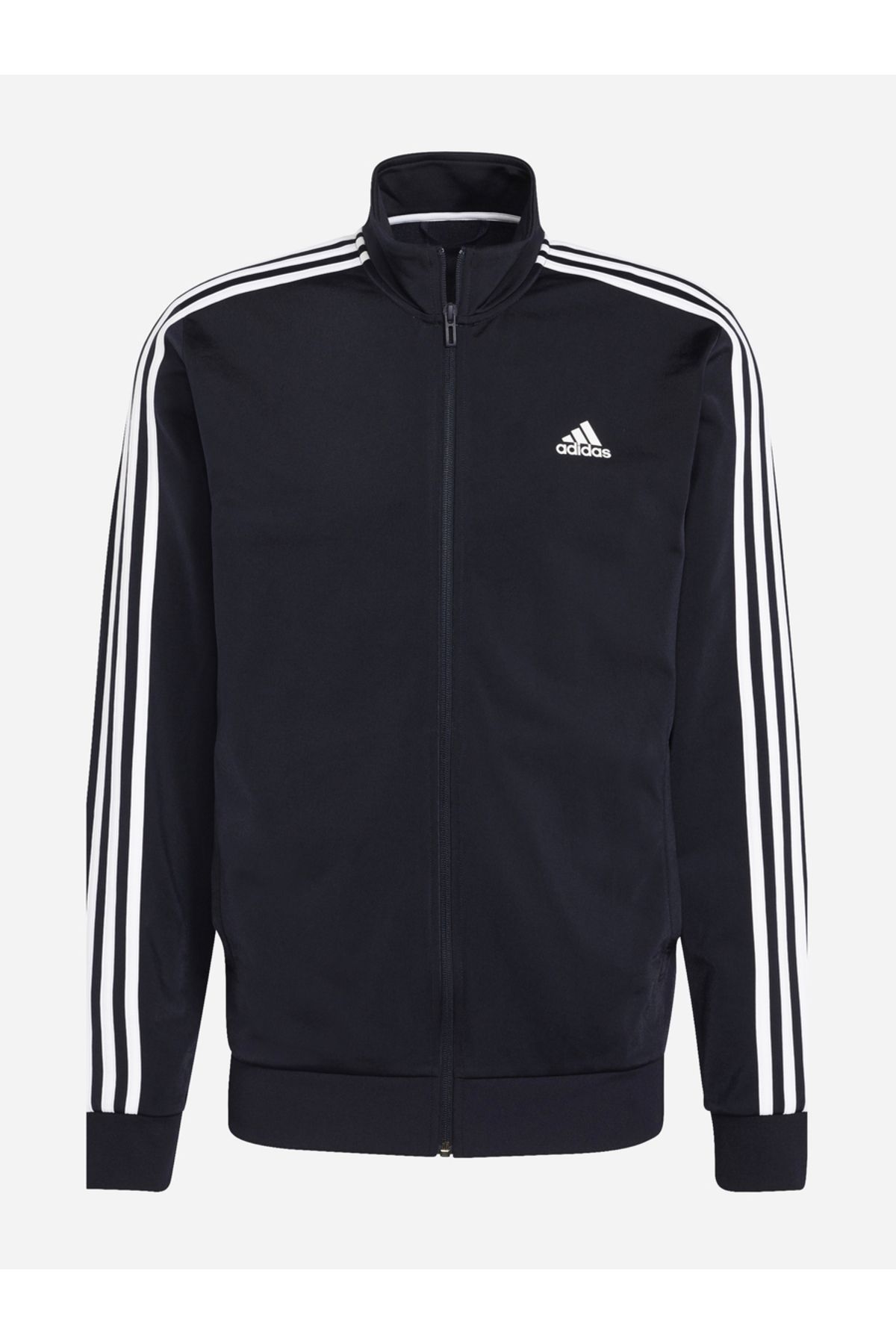 adidas-Essentials Warm-Up 3-Stripes Track Jacket 1