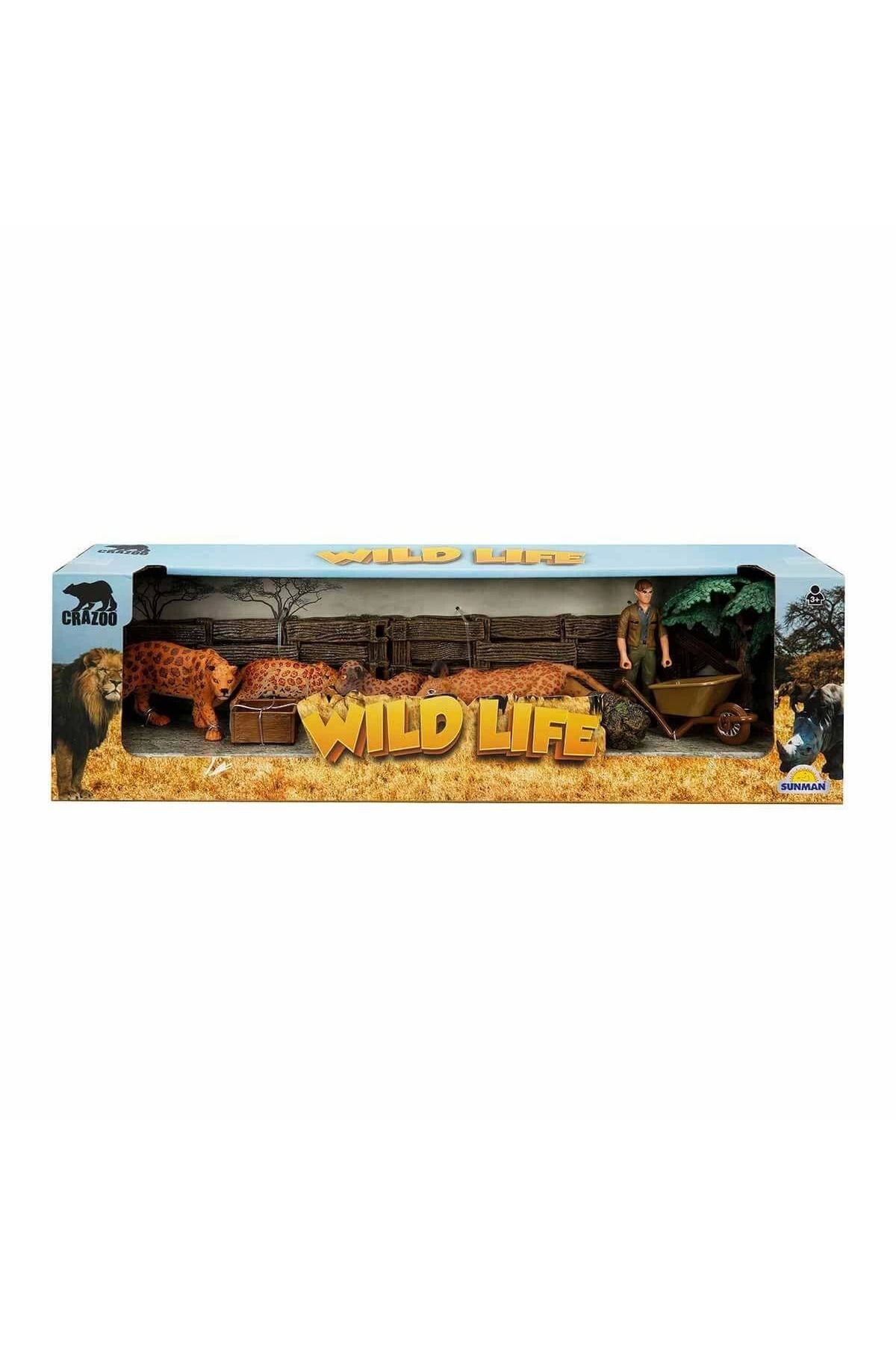 karadağsb 2691 Farm World Vahşi Hayvanlar Oyun Seti