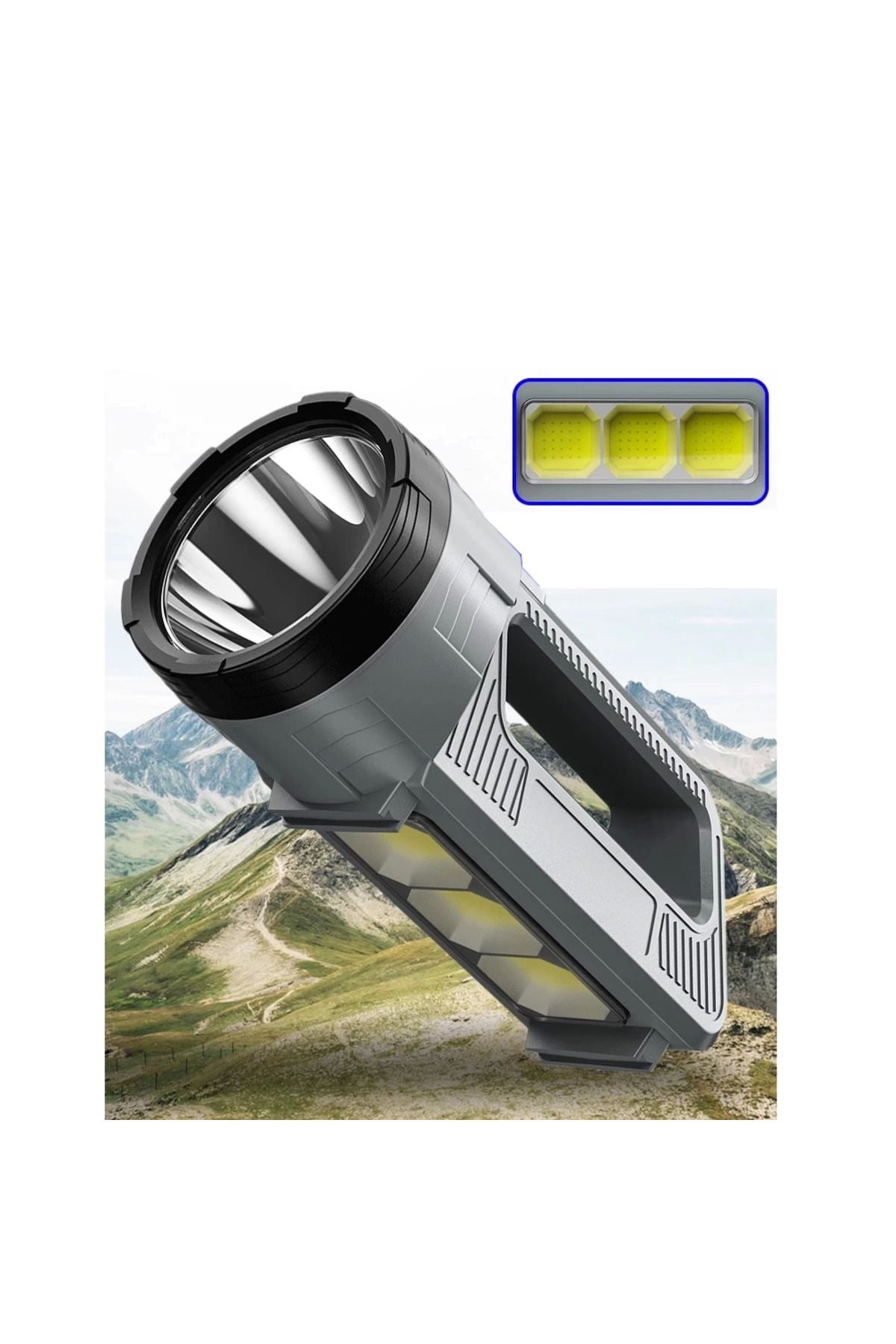 karadağsb Güçlü Şarjlı Fener Masa Lambası Wt-603