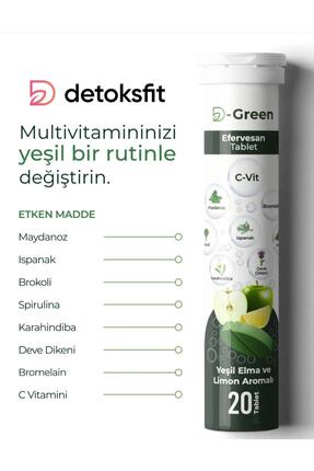DETOKSFİT Detoksfit Dgreen Hızlı Sindirim Ve Ödem Atan Bitkisel Efervesan