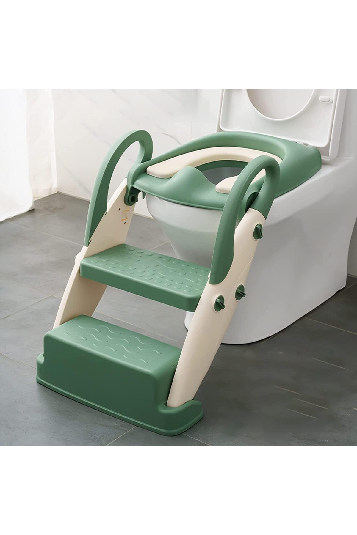 Yelajoy-Potty Training Seat for Kids,with Adjustable anti-skid pedal and PVC pad,for Children 1+ Years 1