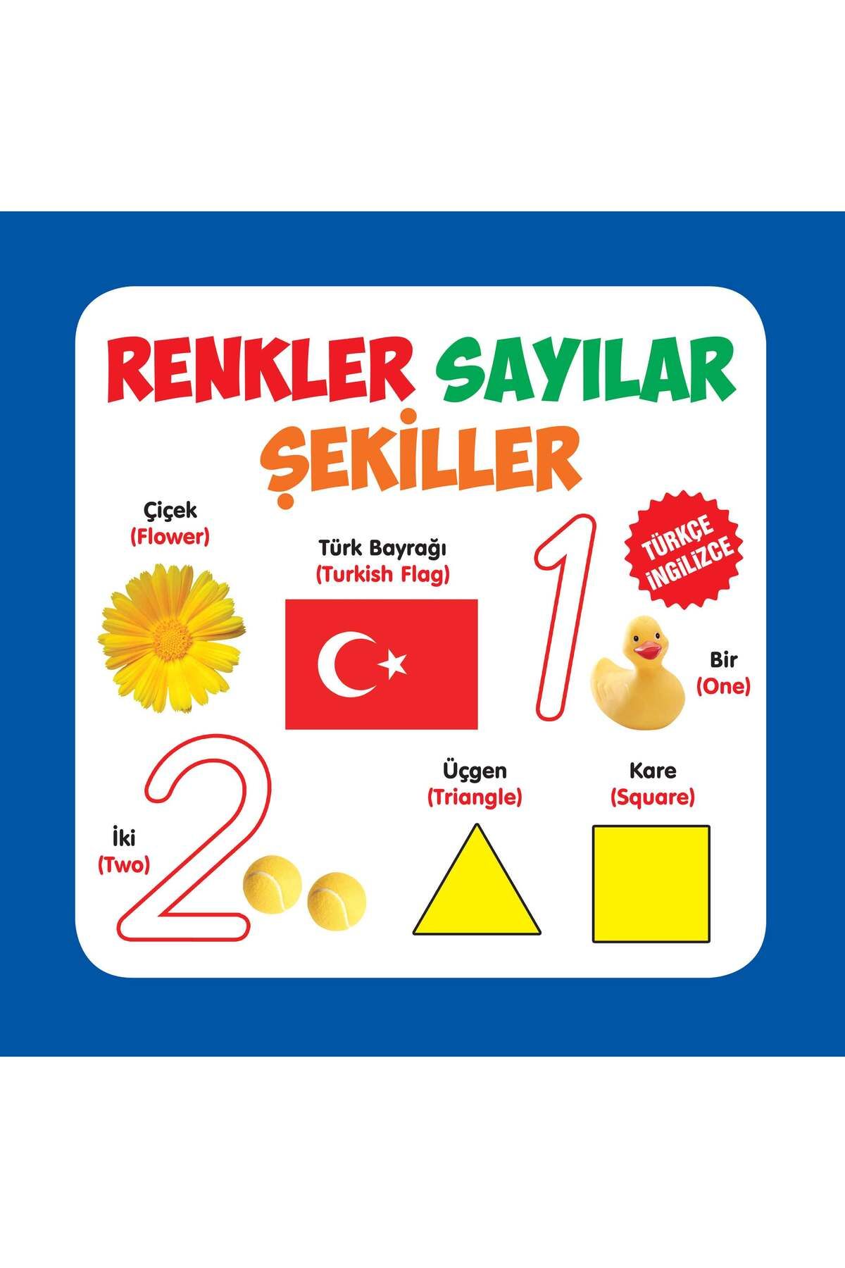 Parıltı Yayınları Renkler Sayılar Şekiller Türkçeİngilizce