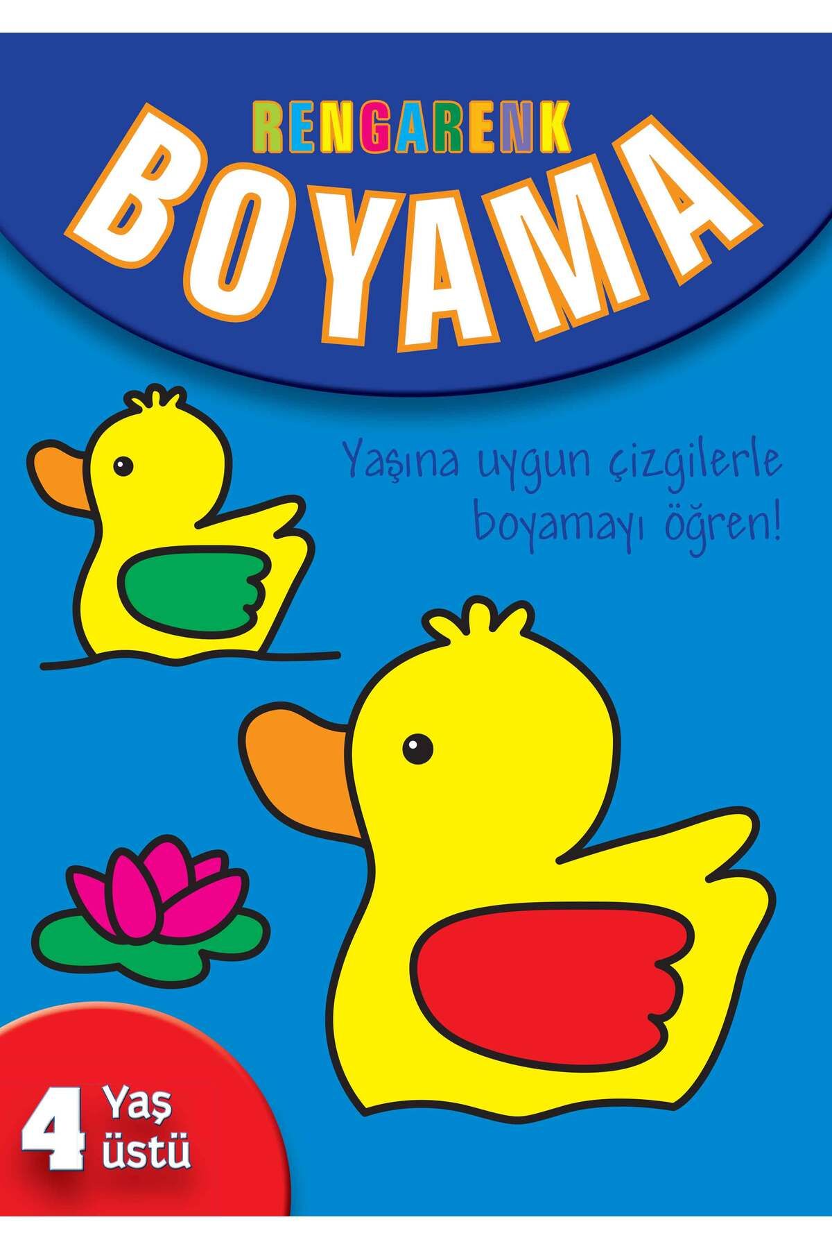 Parıltı Yayınları Rengarenk Boyama 4 Yaş Üstü
