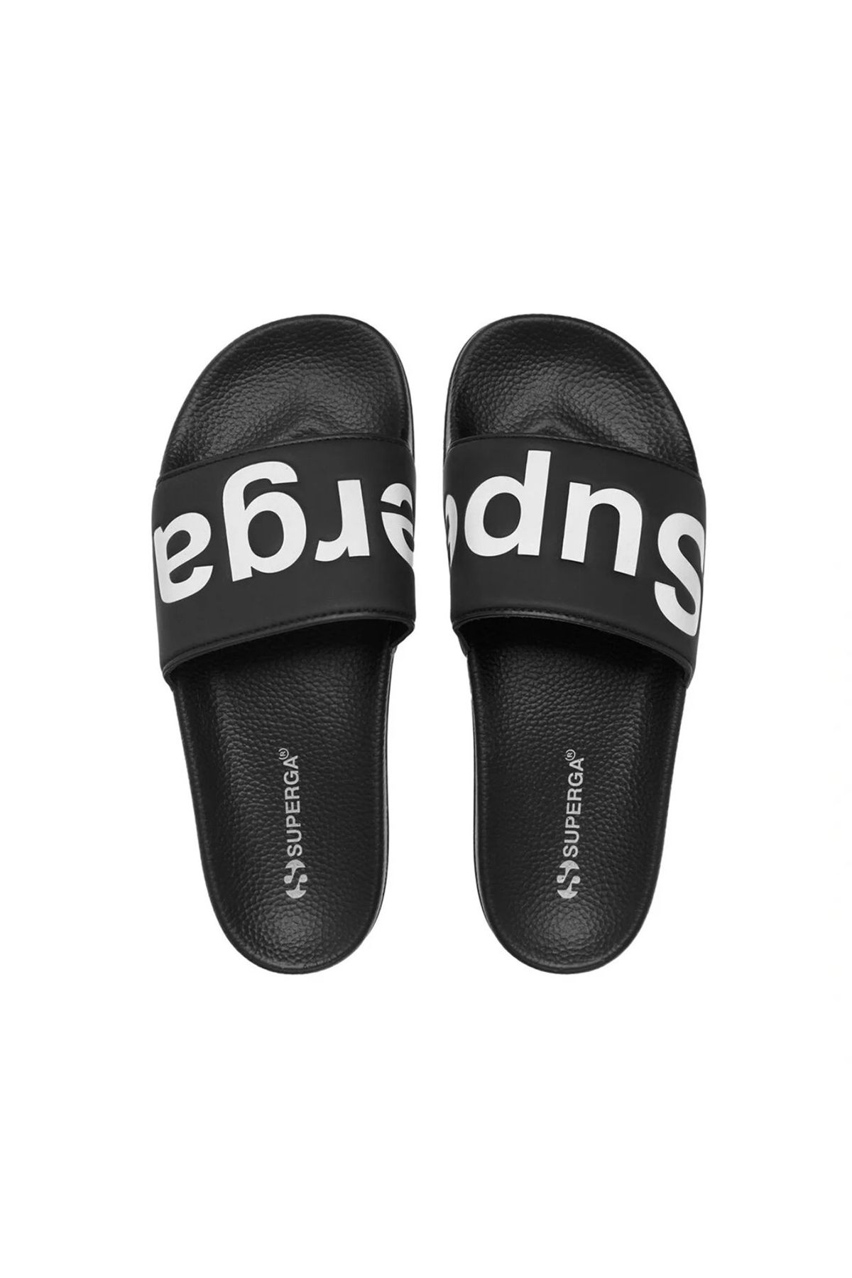 Superga-1908 Slides Polysoft Unisex černé pantofle 3
