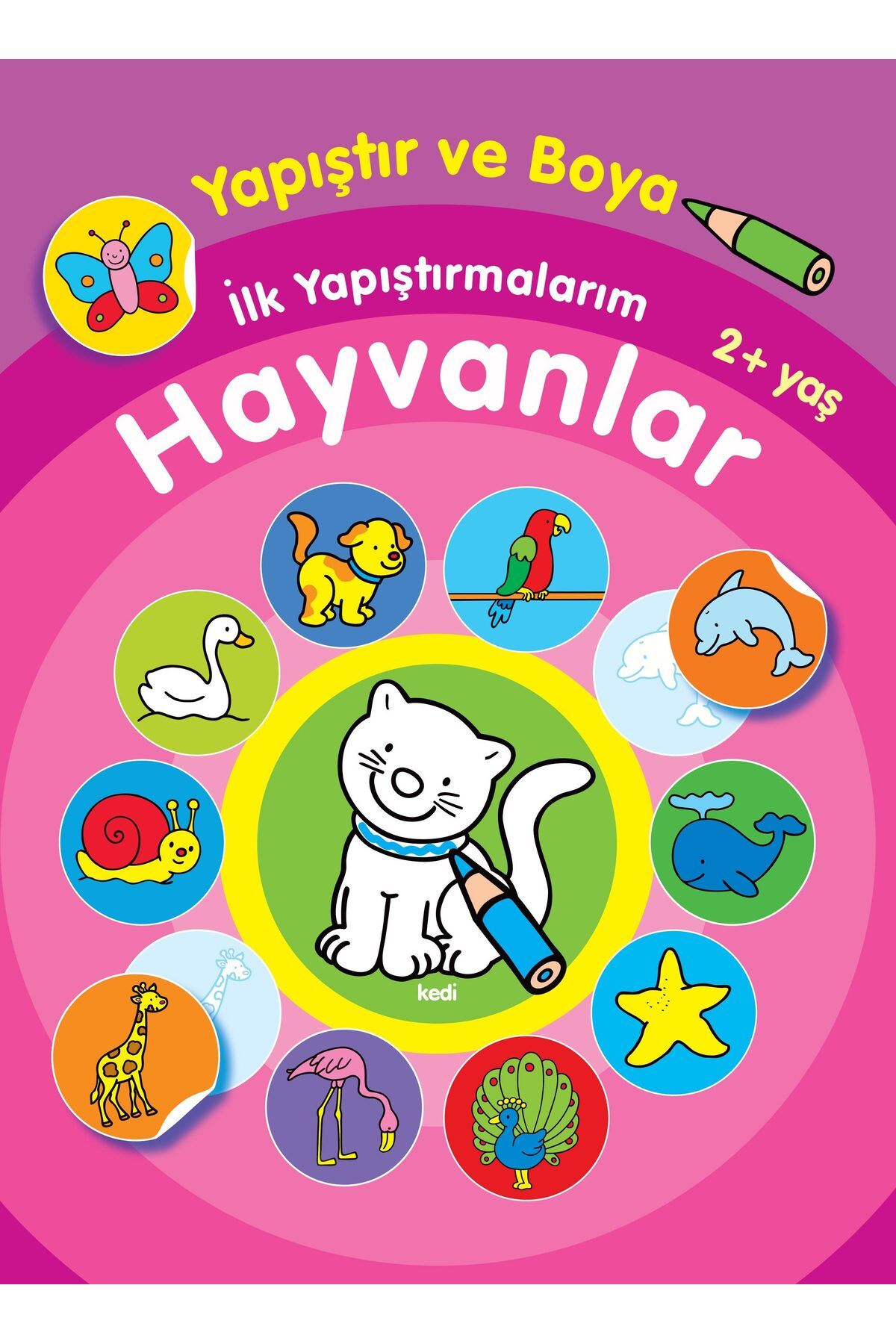 Parıltı Yayınları Yapıştır ve Boya İlk Yapıştırmalarım Hayvanlar