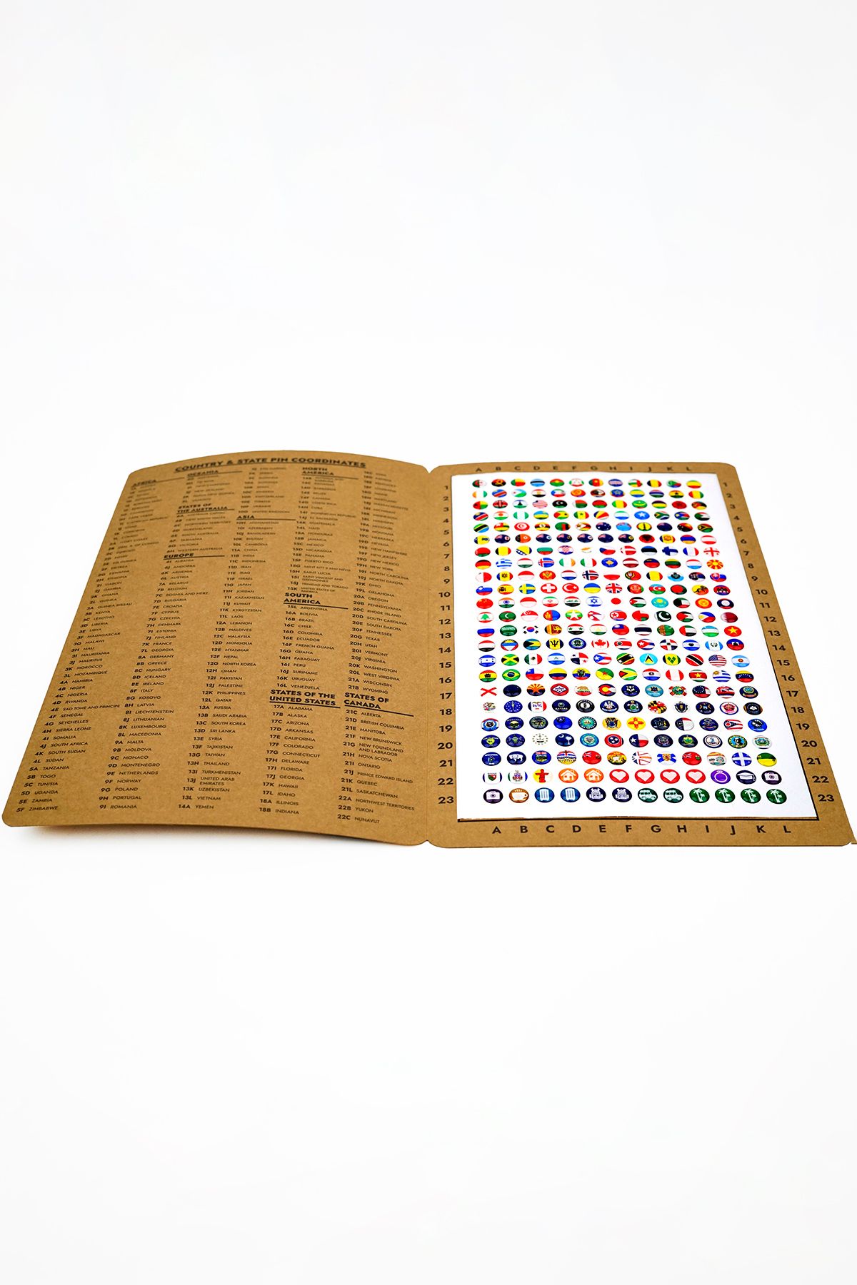 Colorfull Worlds-Marker Pin for World Map - Country Flags and Symbols 4