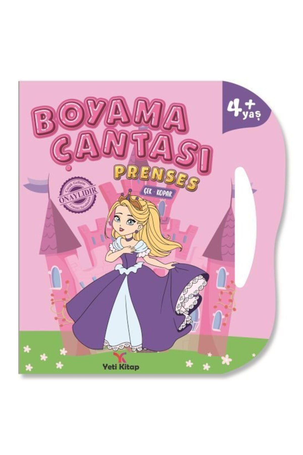 yeti kitap Boyama Çantası Prenses