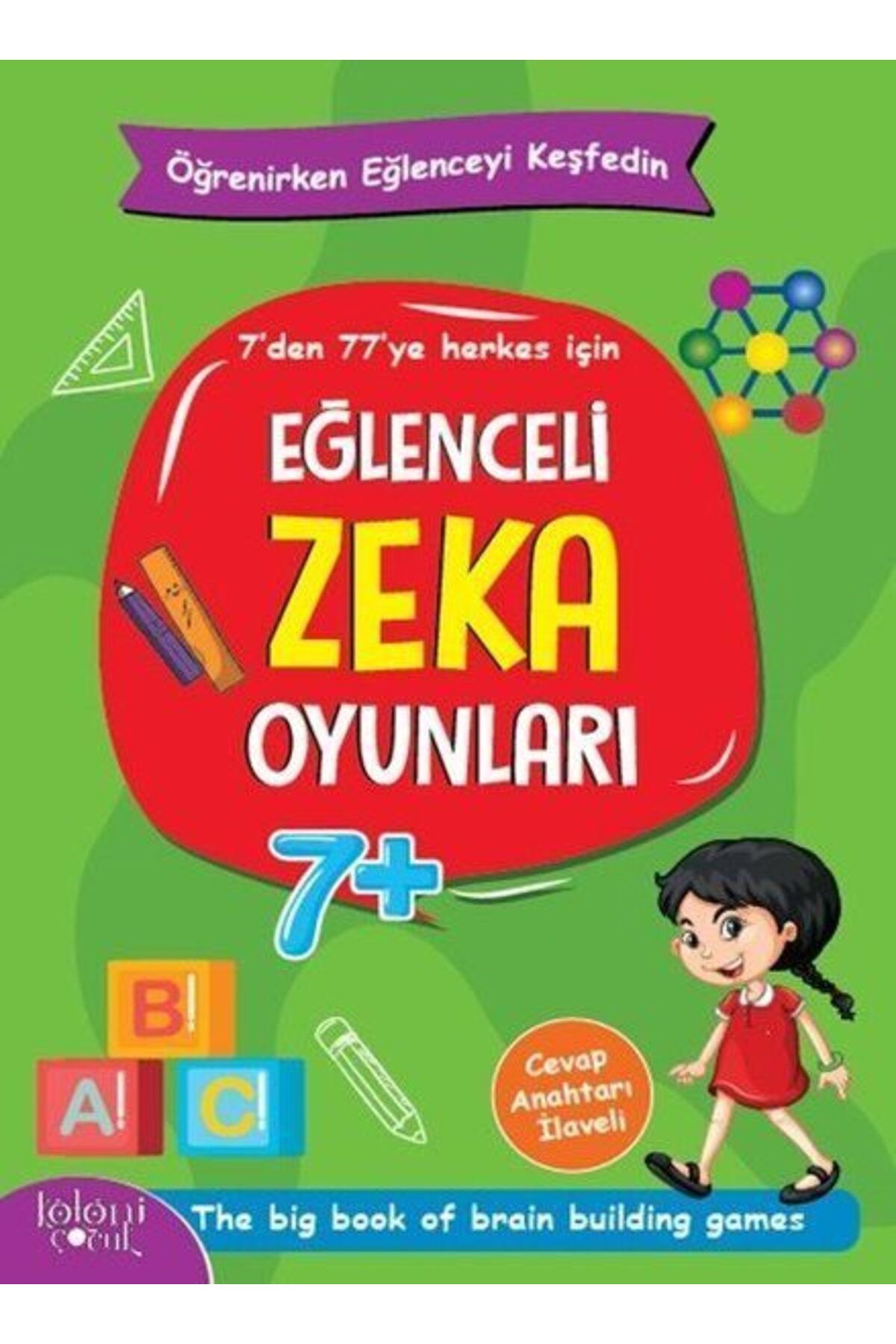 Koloni Çocuk Eğlenceli Zeka Oyunları Yeşil Kitap Öğrenirken Eğlenceyi Keşfedin