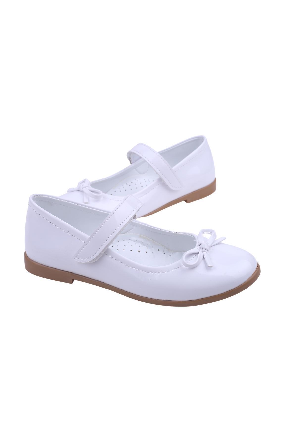 Shoe Basket Medium 2079 Girls' Ballet Velcro Spring Flat Shoes