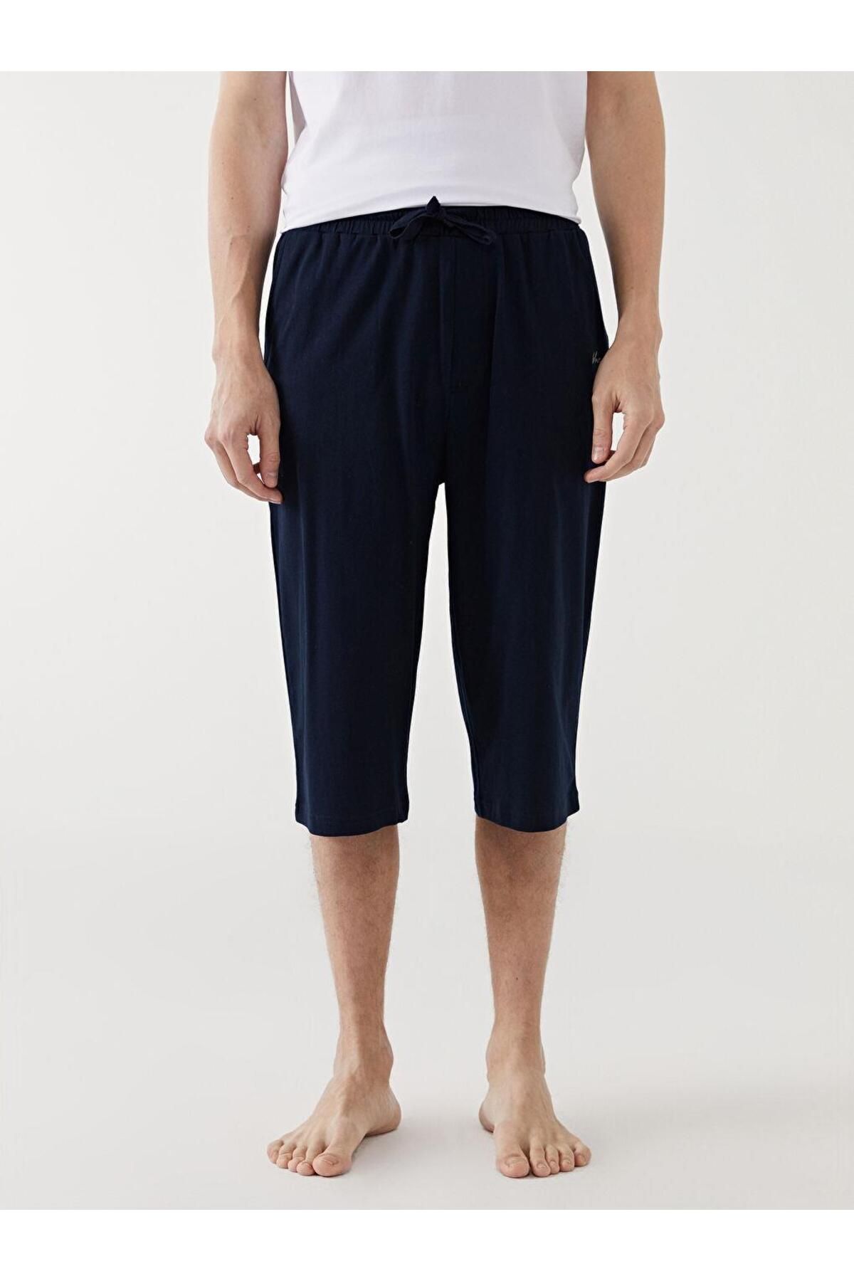 LC Waikiki-Standard Fit Men's Pajama Bottom Shorts 2