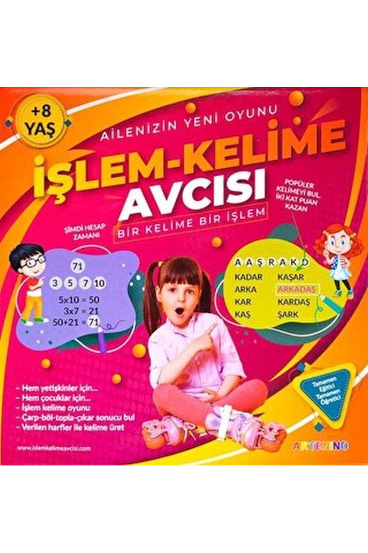 Artenino İşlem Kelime Avcısı