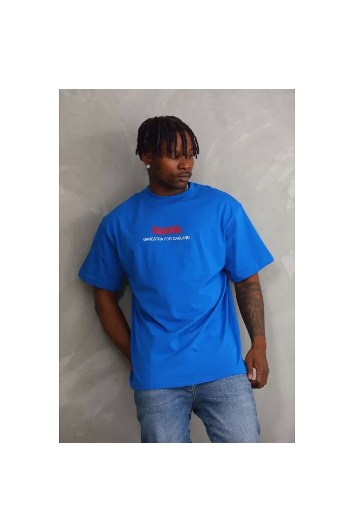 Narnuga Unisex Baskılı Oversize TShirt