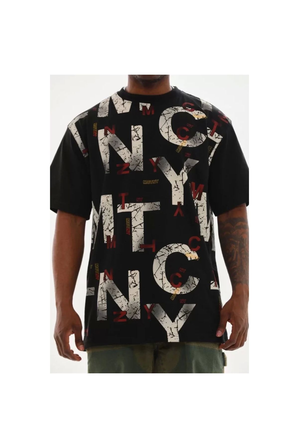 Narnuga Unisex Baskılı Oversize TShirt