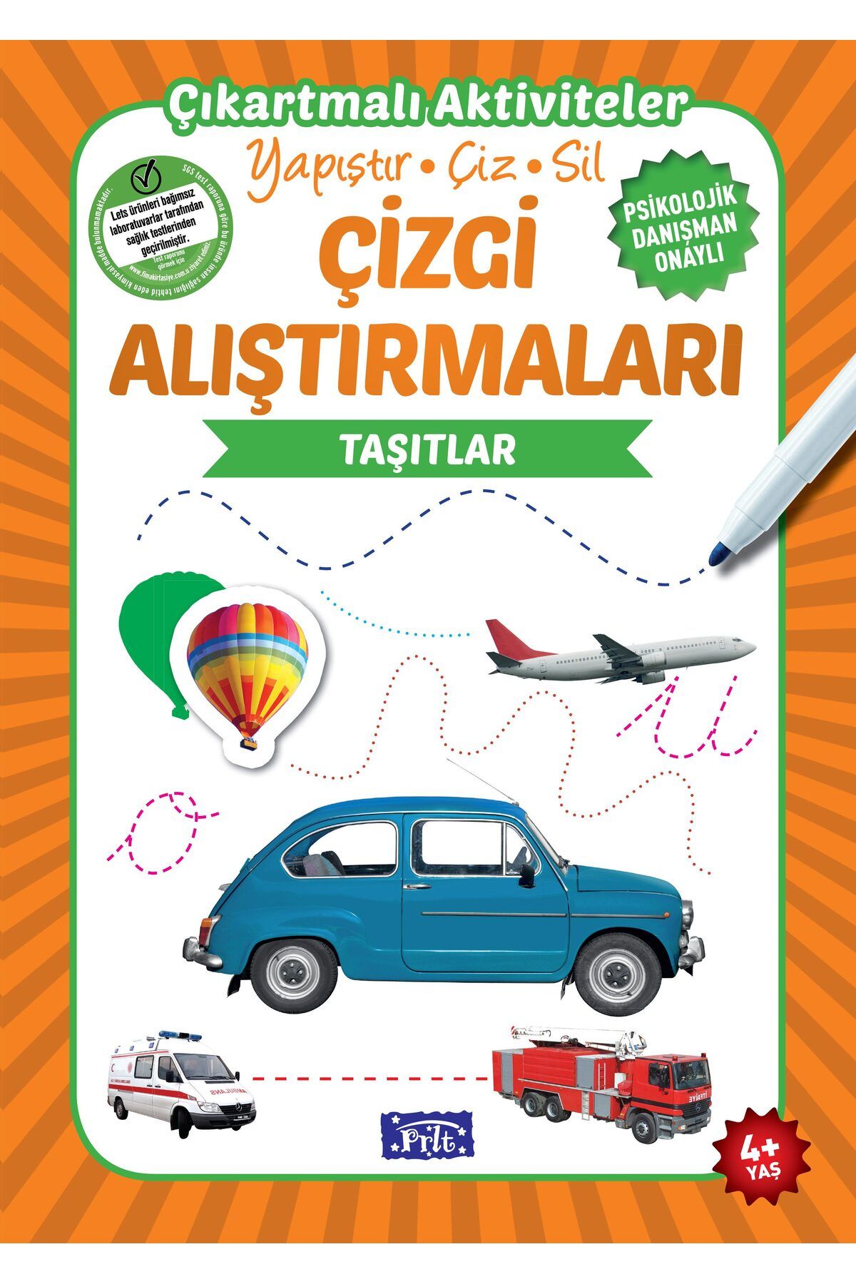 Parıltı Yayınları Taşıtlar Çizgi Alıştırmaları