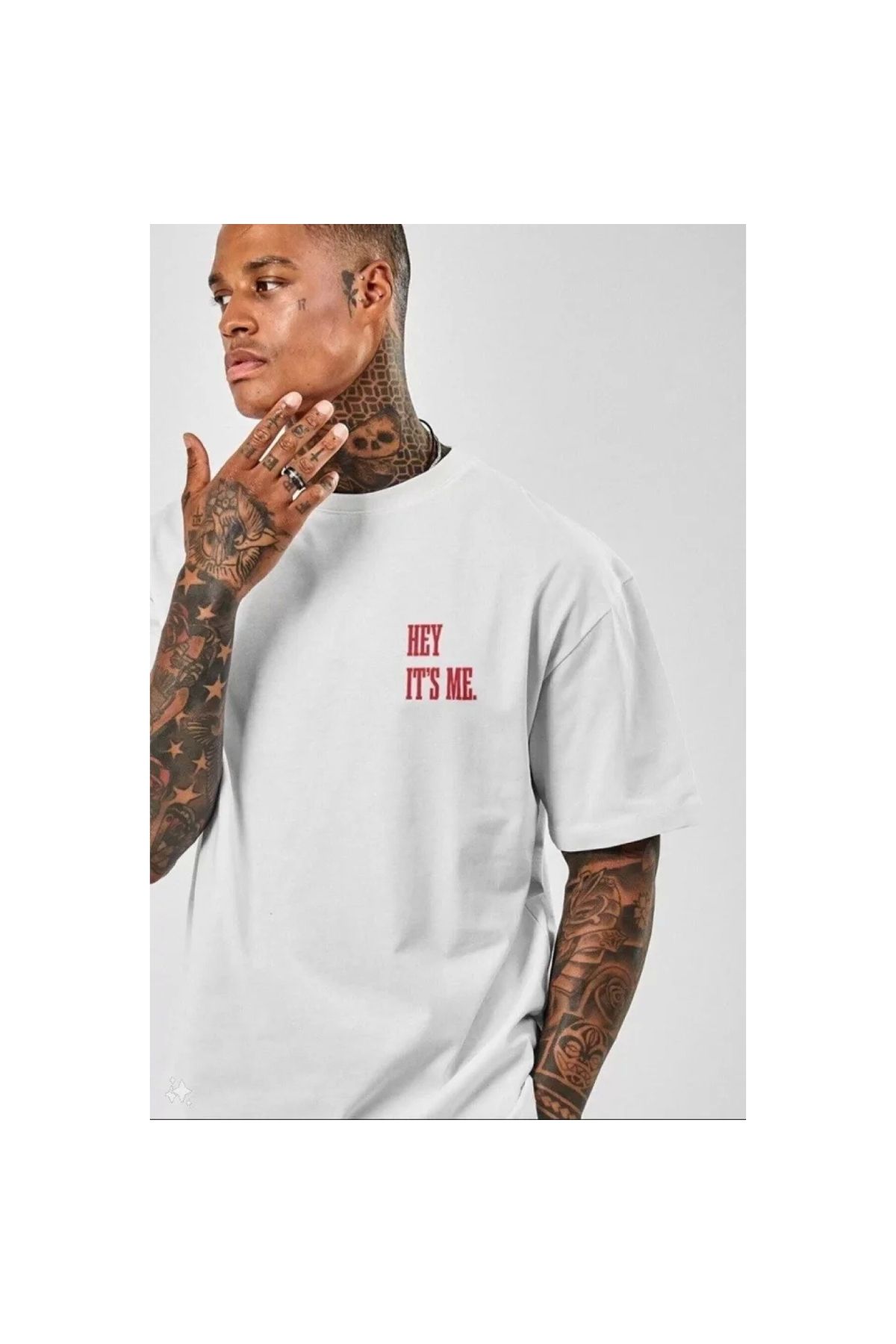 Narnuga Unisex Baskılı Oversize TShirt