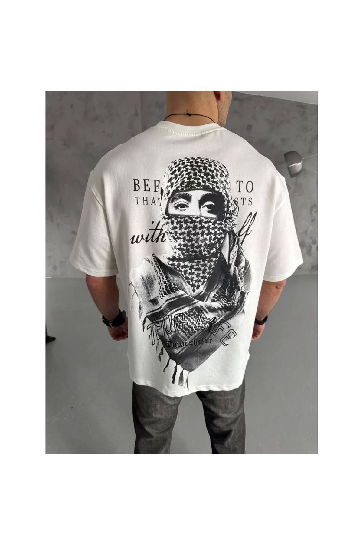 Narnuga Unisex Baskılı Oversize TShirt