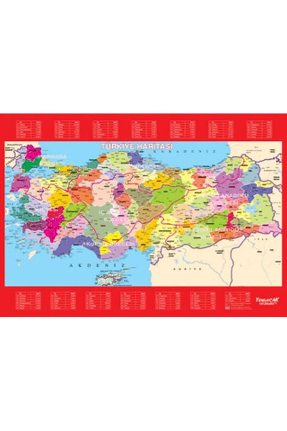 Yumurcak Yayınları Türkiye Haritası Yapboz